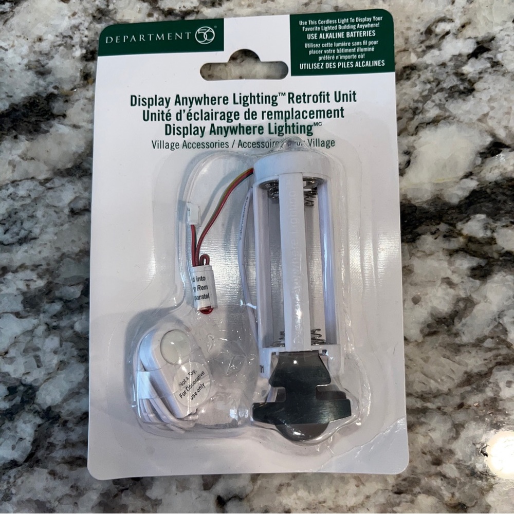Department 56 Display Anywhere Lighting Retrofit Unit for Village Buildings